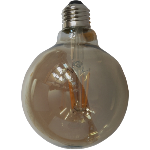 duża ​czarna żarówka LED Edison